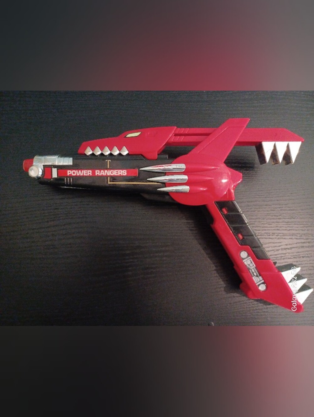 Vintage 1991 Power Rangers Red Ranger Blaster Complete- Not Tested